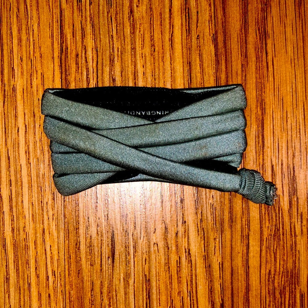 Ring bandit: zipper wristband ring holder